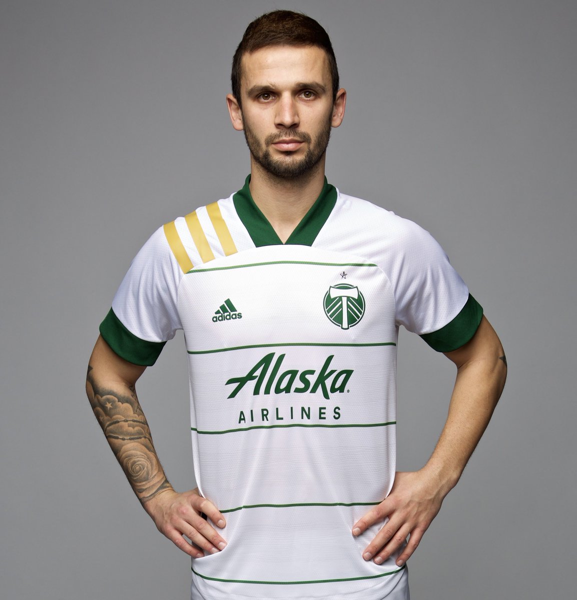 TimbersFC's tweet photo. 🤍💚💛

RT this for a chance to win a white Timbers kit, courtesy of @AlaskaAir. #RCTID https://t.co/n692vAmL66