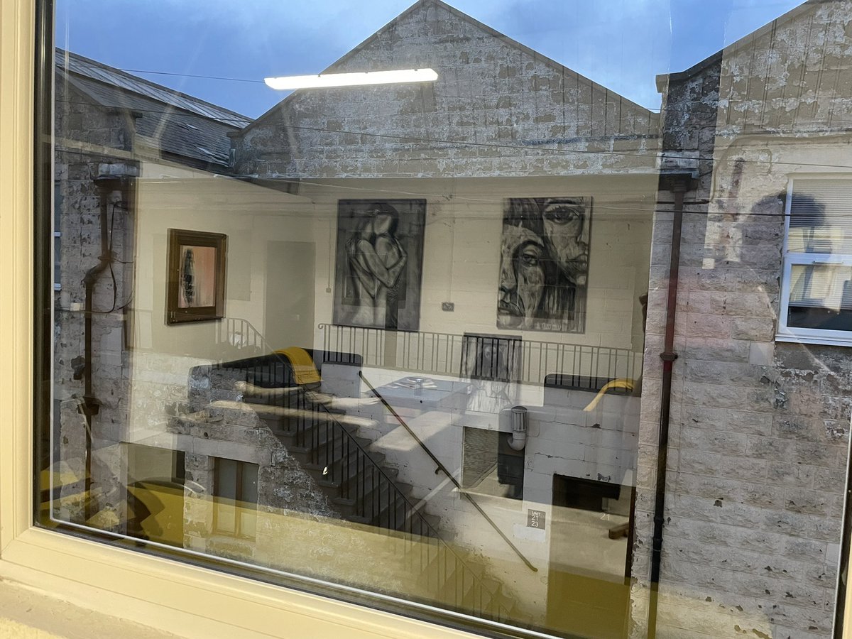 Photo taken this evening at the new little known studio. Bit damn cool eh! #artlife