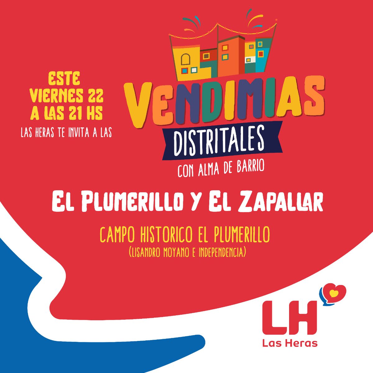 lasherasmza's tweet image. 🎉🍇 #VendimiasDistritales #ConAlmaDeBarrio camino a nuestra Fiesta Departamental 2022!! 🎵 🥳 No te quedes sin participar. 📍VIERNES 22/10, 21 hs #ElPlumerillo y #Zapallar celebran sus vendimias en la explanada del Campo Histórico El Plumerillo.