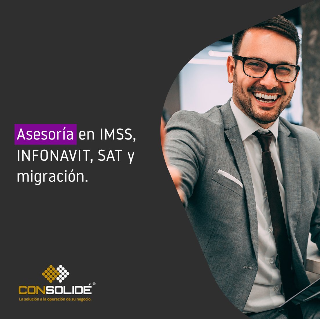 OperaConsolide's tweet photo. Mantenerse bien asesorado en el momento correcto, puede significar a largo plazo un sinnúmero de beneficios para tu empresa. La consultoría especializada sobre gestión en Recursos Humanos con más experiencia la tiene Consolidé. https://t.co/38cRYHy6JH