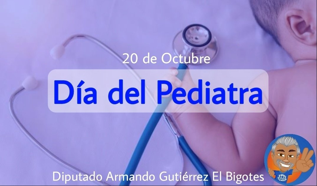 ¡Feliz Día del Pediatra!

Mi reconocimiento a cada uno de los médicos dedicados a cuidar la salud de lo que más amamos: nuestros niños.

Felicidades especialmente a mi buen amigo y Diputado Suplente Dr. Carlos Alberto Melendrez.

#DiputadosSonora #MenosRolloMasAccion #TuDiputado