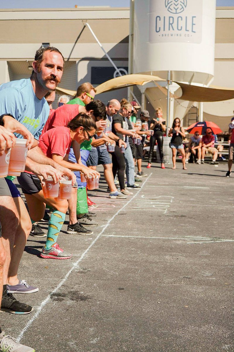 Circle Brewing Co. (@circlebrew) on Twitter photo Can you run 1,640.42 feet with 2 beers and not spill?? Find out on November 13th at our 8th Annual 0.5k Micro Marathon! Win prizes, drink some beer, have a good time! More info and registration at bit.ly/3iQhRZB. Register by 10/24 to guarantee t-shirt size! Can you run 1,640.42 feet with 2 beers and not spill?? Find out on November 13th at our 8th Annual 0.5k Micro Marathon! Win prizes, drink some beer, have a good time! More info and registration at bit.ly/3iQhRZB. Register by 10/24 to guarantee t-shirt size!