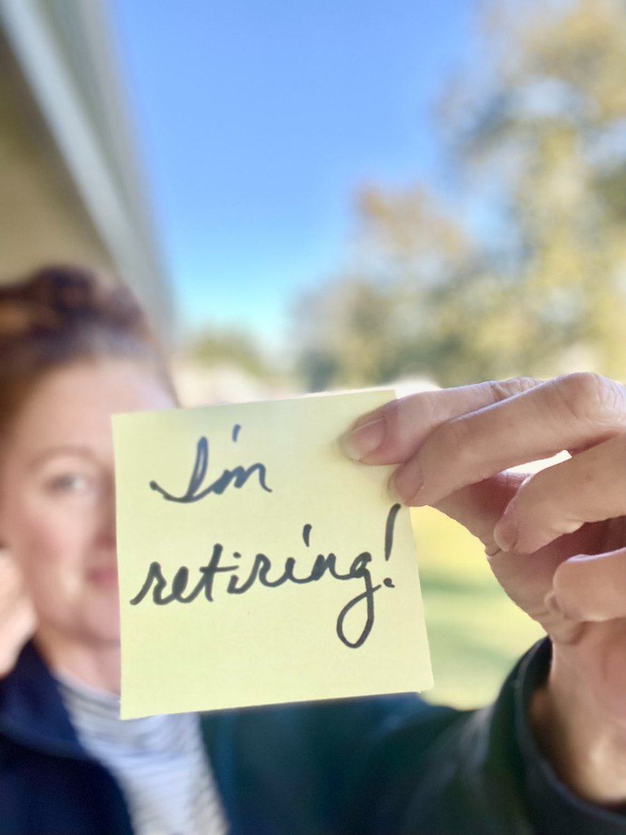 It’s official. I am retiring at the end of this school year!