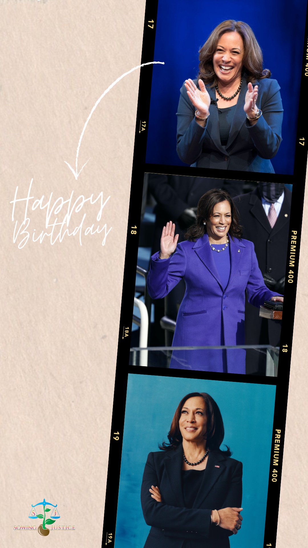  Happy Madame Vice President Kamala Harris. 