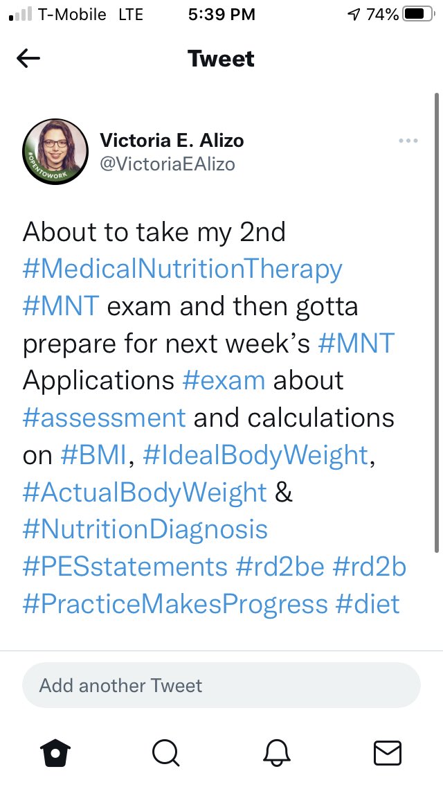 About to take my 2nd #MedicalNutritionTherapy #MNT exam and then gotta prepare for next week’s #MNT Applications #exam about #assessment and calculations on #BMI, #IdealBodyWeight, #ActualBodyWeight & #NutritionDiagnosis #PESstatements #rd2be #rd2b #PracticeMakesProgress #diet✨