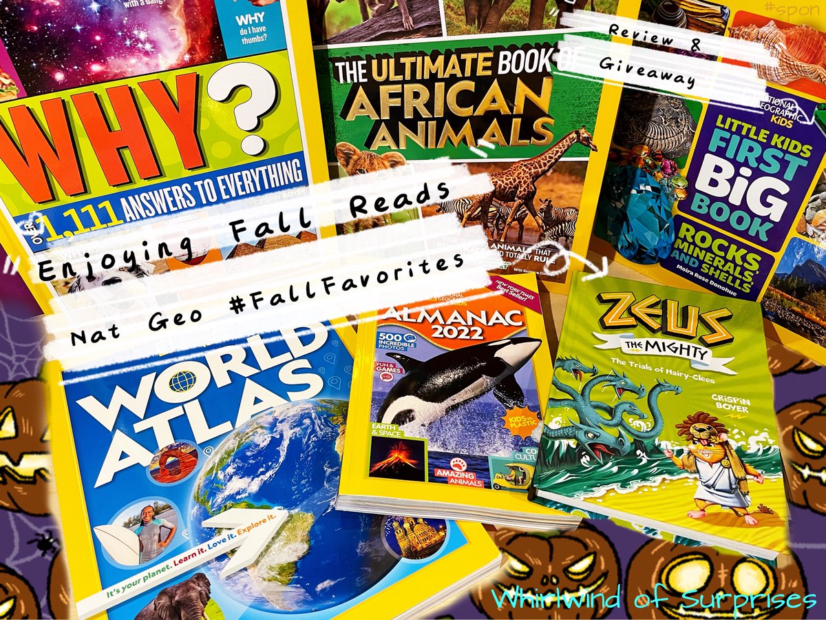 Fall reads with Nat Geo Kids, review and giveaway