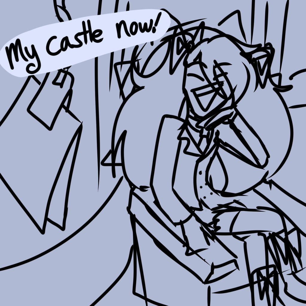 VoidPineapple's tweet photo. #pmtoktober day 20 but i make it about my favorite character again instead https://t.co/7eTLbaTZ90