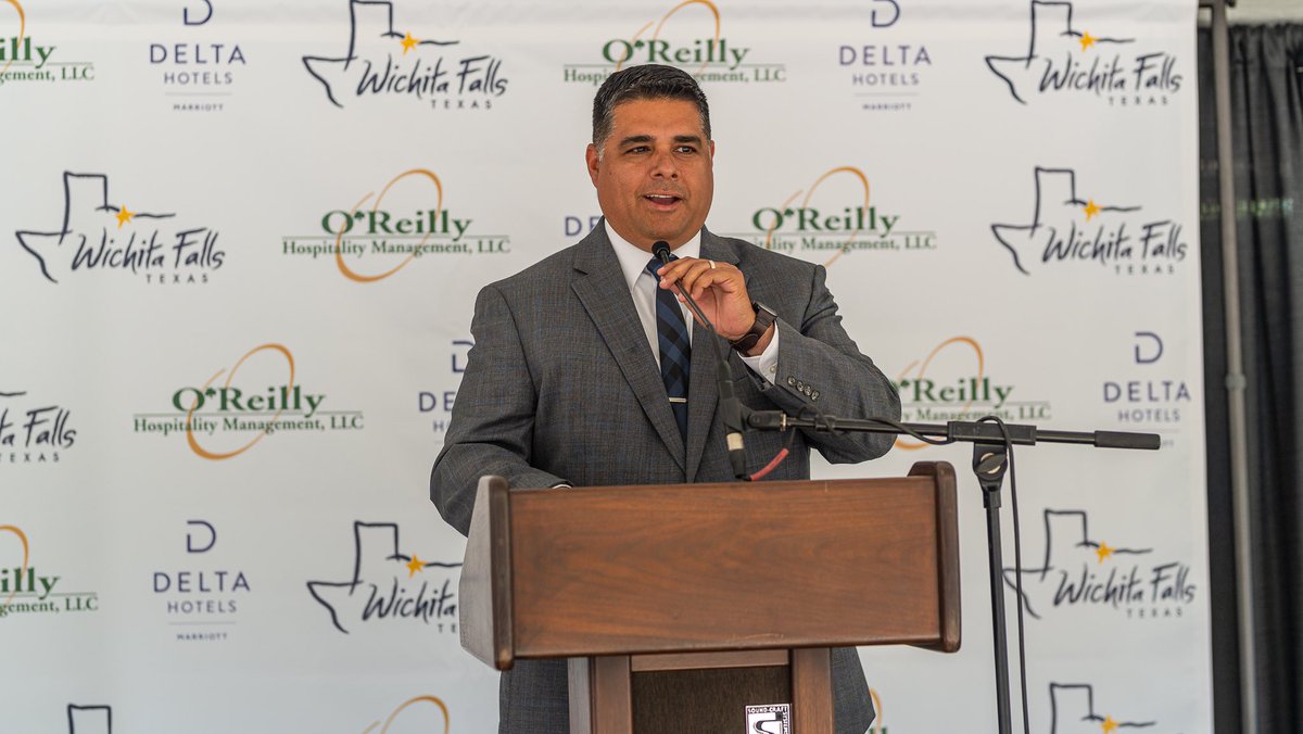 wfmpec's tweet photo. Celebrating the groundbreaking ceremony of the new Delta by Marriott and Wichita Falls Convention Center! Coming to you in 2023! 🏨 https://t.co/3OGgPn70n7