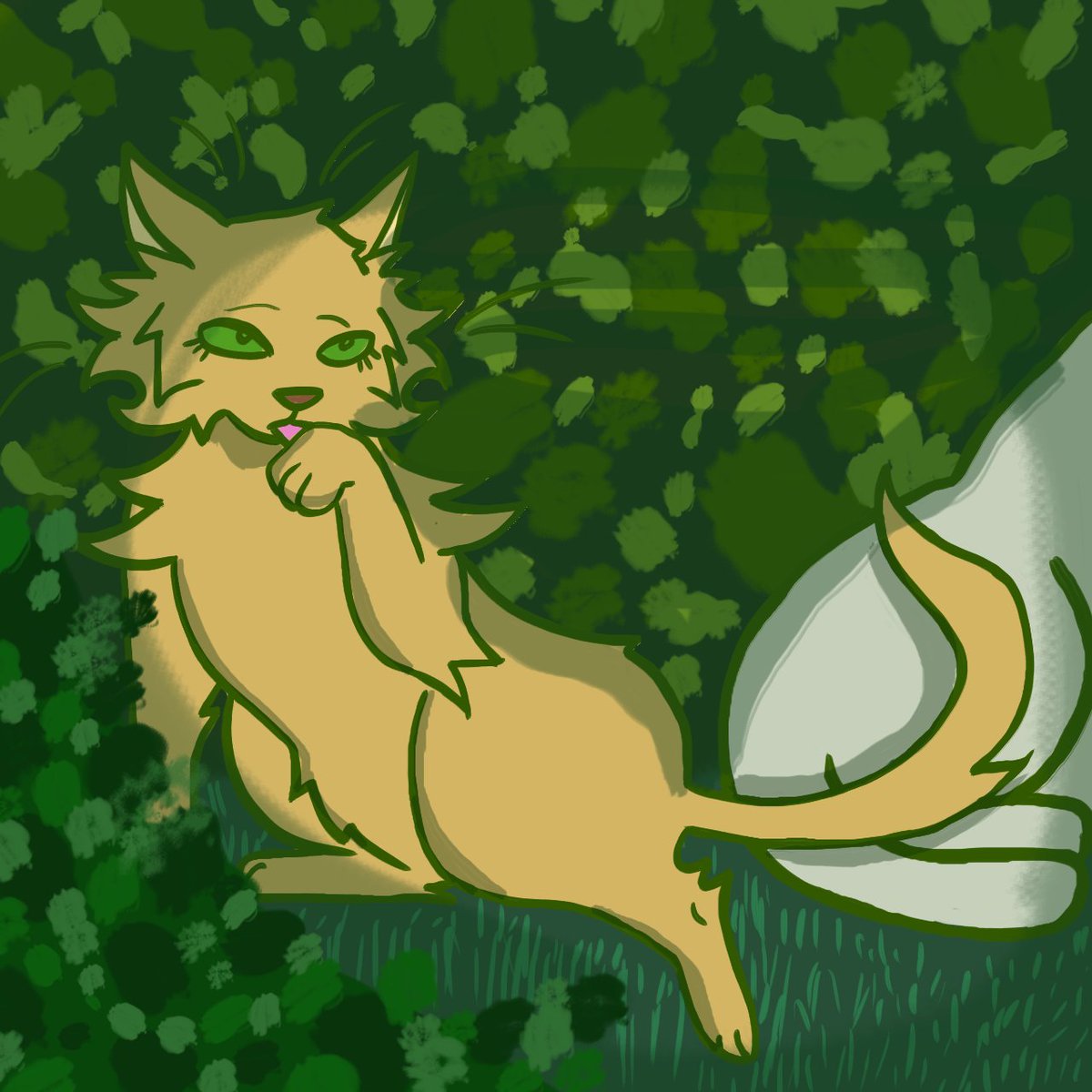 monicatpress's tweet photo. "Well, I think it's stupid. What Clan you're born in doesn't decide what you're like. It's just where you're born."
#Sleekwhisker for @theclandom's #wcotw!
#wcfanart #warriorcats #waca #shadowclan #avos #avisionofshadows https://t.co/gHAgxne8ql