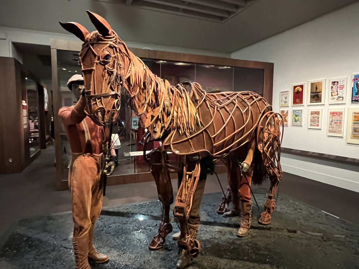 EA_expressive's tweet image. After the fantastic Street art tour this morning and lunch at Spittlefields Market, the group have this afternoon visited the @V_and_A museum. Our drama students loved getting up close to some iconic costumes and props in the Theatre collection. @elizabethanac