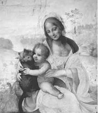 Boro_RR's tweet photo. Esta Madonna con niño y cordero, obra de un pintor leonardesco, atribuida en ocasiones a uno de los "Ferrando Spagnuolo" (Yañez o Llanos), era en origen una Madonna del Gatto como muestra la reflectogafía, de ahí esa extraña forma del cordero
https://t.co/ni98mj4bmr https://t.co/VdLYfUzFiz