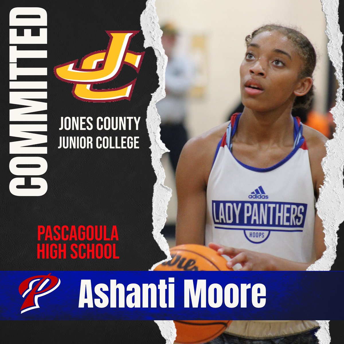 GoulaAthletes's tweet photo. Congratulations to ‘22 Lady Panther, @ShantiMoore23, on her commitment to @JC_BobcatsWBK Wonderful young lady with a bright future!! #goulagirlhoops https://t.co/erGfncQvL5