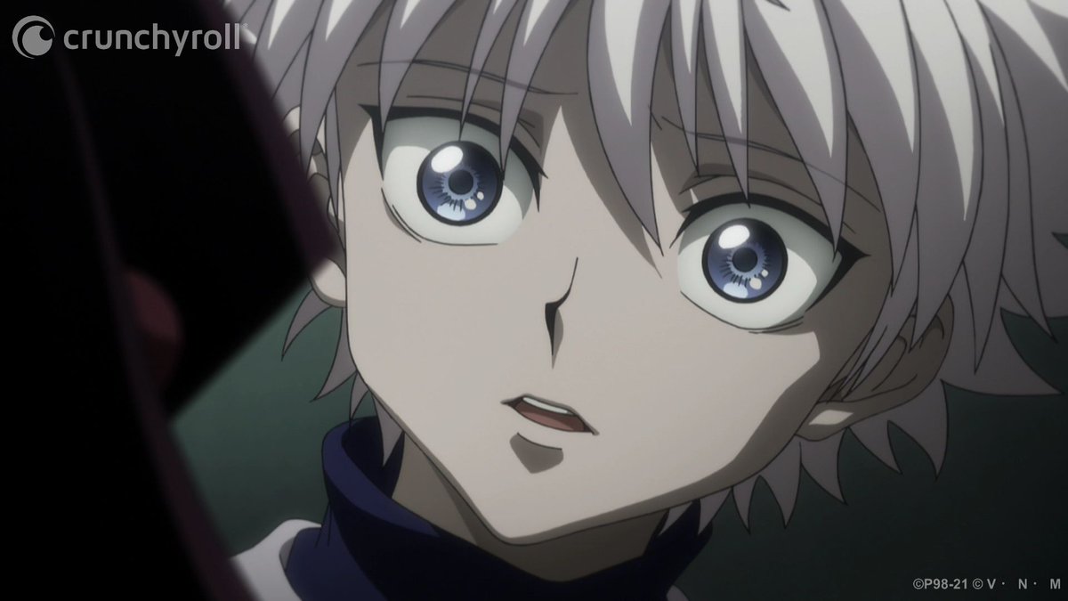 Crunchyroll's tweet photo. A tearful goodbye 💔 (via Hunter x Hunter) https://t.co/kQhcSfqlIV