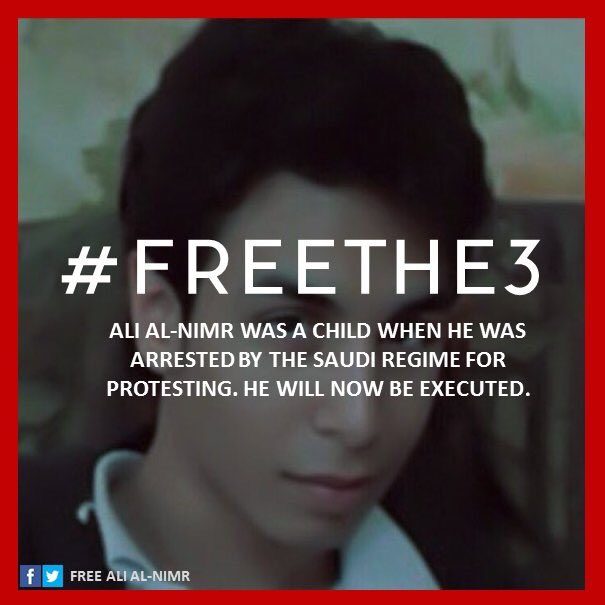 CiLuna27's tweet photo. 3412 days in prison for #RaifBadawi @raif_badawi
3532 days in prison for #AliMohammedAlNimr #Ali_AlNimr @KingSalman
#FreeRaif #RoyalPardon4Raif #SaveThe3 #FreeThe3 #EndImpunity #SaudiArabia
#StandWithSaudiHeroes #VirtualVigil https://t.co/GYRmOrJv34