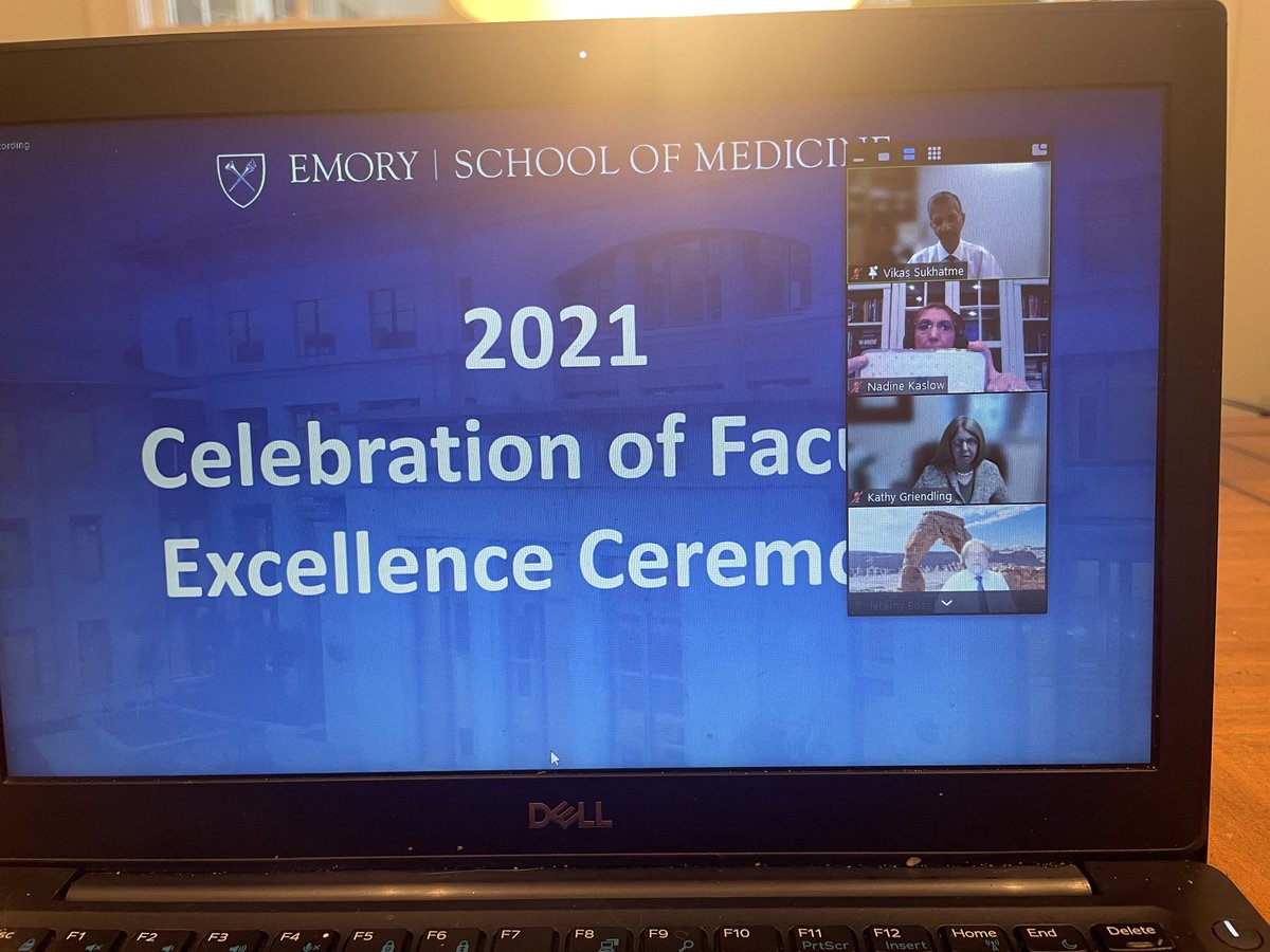 NKaslow's tweet photo. Looking forward to chairing tonight’s Recognitions Event honoring our amazing faculty at Emory School of Medicine  #emorymed #facultyrecognitionsweek https://t.co/de0ekWQt0V