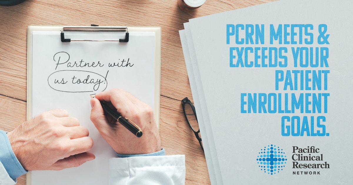 The PCRN network continues to meet and exceed your targeted patient enrollment goals. Partner with us today, for better success tomorrow @ buff.ly/36XlwzB