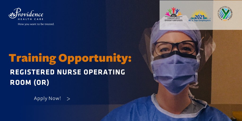 PHCJobs's tweet photo. ⚠️Attention nurses!  Check out @Providence_Hlth's Specialty Nurse training opportunity in the OR!

⏱️ Program time: Jan 10th, 2022 to July 8th, 2022. 
 
Learn more and apply now! https://t.co/ywhBNGbDUU

#ChoosePHC #TrainingOpportunity https://t.co/8RDkFL5IN2