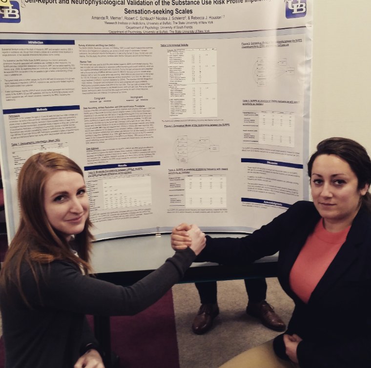 armerner_psych's tweet photo. A big congratulations to @margarinesays for successfully defending her dissertation today! We started out together as young, bright-eyed, eager (and equally terrified) undergrad RAs, and now she's across the finish line! https://t.co/0eyEgTJmqI