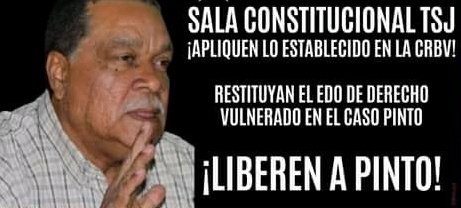Alertamos a <a href="/NicolasMaduro/">Nicolás Maduro</a> que la salud del Sec Gral #Tupamaro <a href="/JosePinto_MRT/">José Pinto</a>, se recrudece cada día en los calabozos del #Cicpc.
¿Sera hará responsable de lo que ocurra presidente?

🗣️📢 Convocamos a un (TUITAZO) este viernes #22Oct
 a las 7pm con la etiqueta:
#LibertadParaPinto