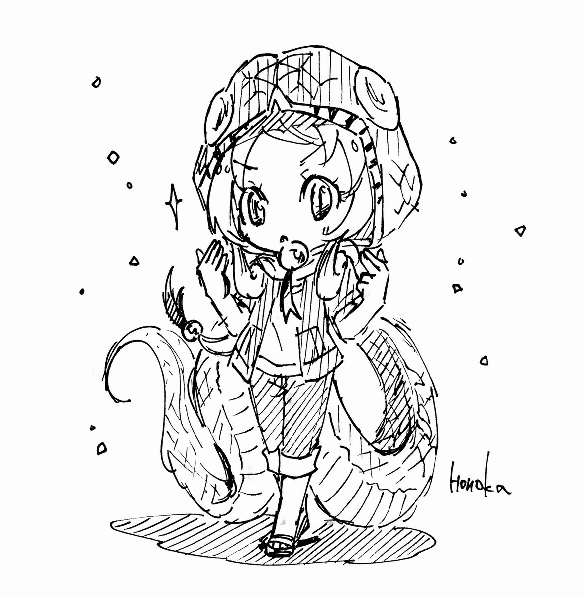 もちっとエメラルドツリーボア
#けもフレ
#けものフレンズ 