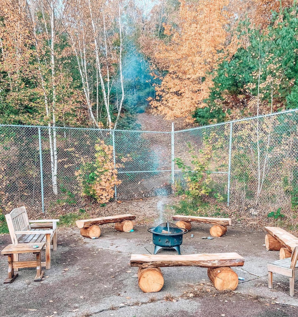 westfield_elem's tweet photo. A lot of outdoor learning happens daily at Westfield School. Today was no exception! Beautiful Fall day to read around a fire.     #TMOASDS2021 https://t.co/pxpsLfTM1B