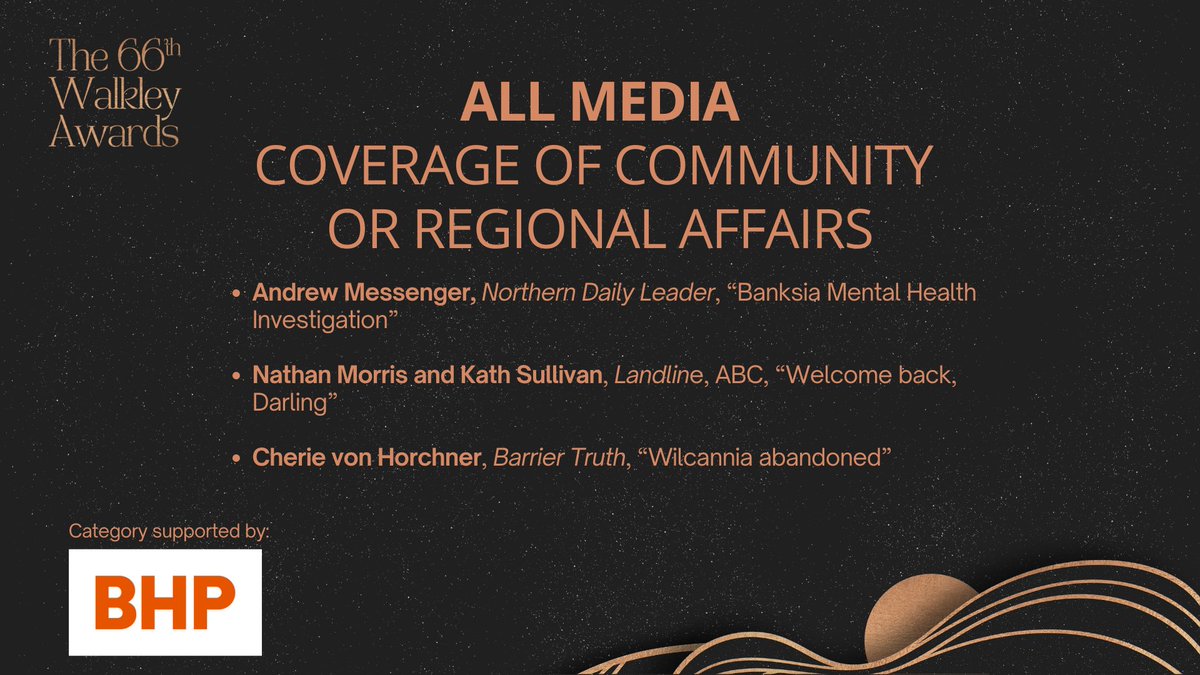 Walkley Foundation tweet media