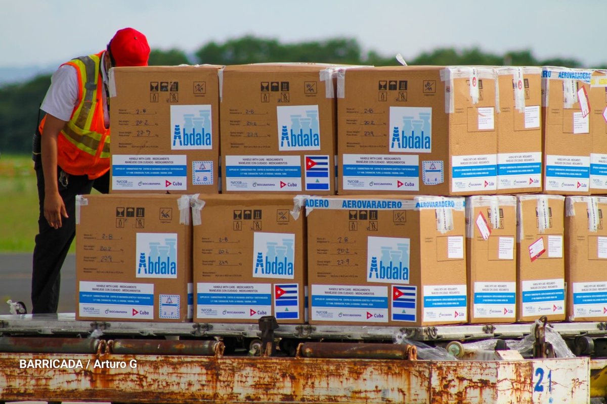 A vacunarse todos nuestros pequeños a partir del 25 de octubre. Recibimos con mucho agradecimiento de parte de nuestros hermanos de #Cuba ✊🟥⬛🕊🇨🇺
#TodosJuntosVamosAdelante #UnidadParaLaProsperidad #PLOMO19