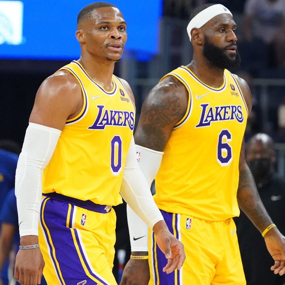 TheHoopCentral's tweet photo. LeBron James to Russell Westbrook after his Laker debut last night:

"I told Russ to go home and watch a comedy. Do something that can put a smile on his face. He's so hard on himself. I told him, 'Don't be so hard on yourself. It's one game.'"

(via @mcten) https://t.co/Kk1CRnOcdy
