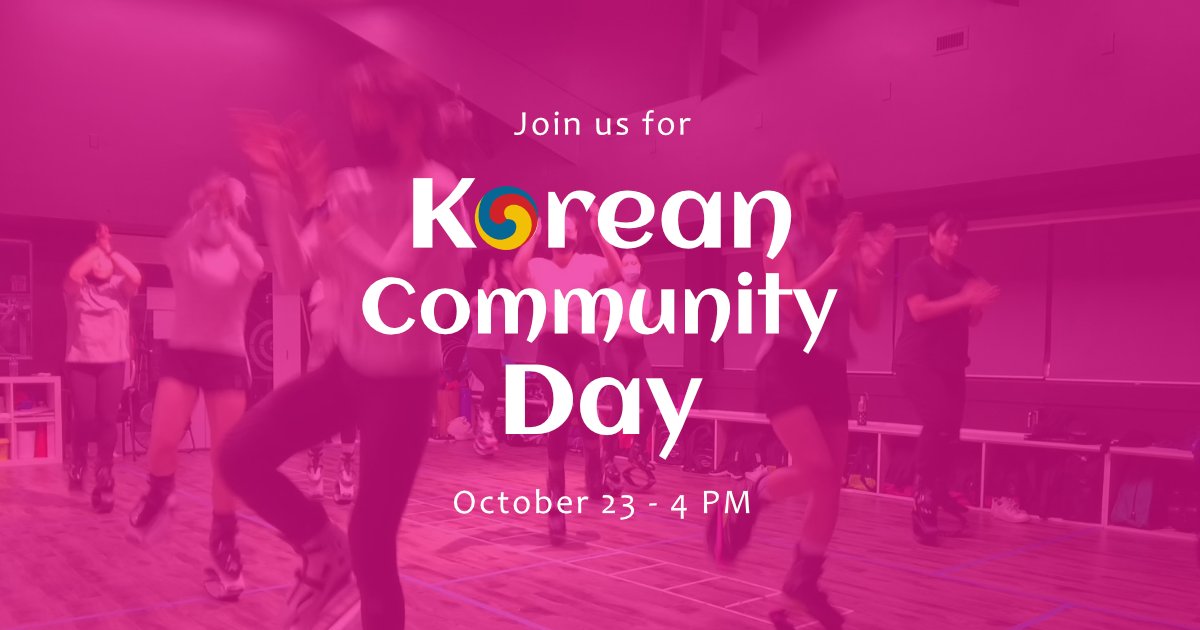 It's all happening tomorrow! Join us for Virtual Korean Community Day at 4pm for your chance to celebrate Korean culture and win amazing prizes! 

Register for your spot to this FREE event here: bit.ly/3FX2OXS

#Burnaby #visitnorthroad #KoreanCommunityDay #Burnaby365