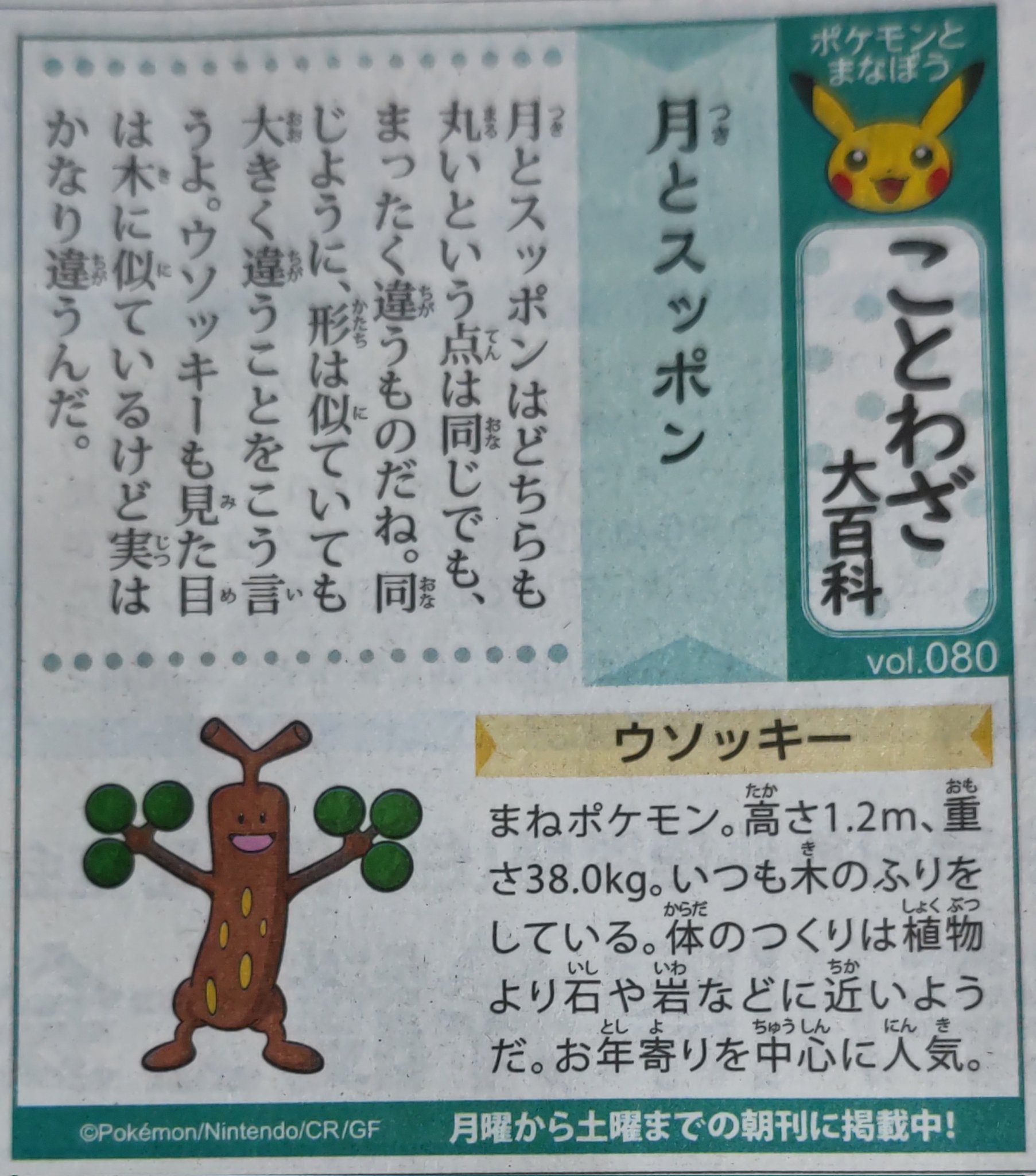 チサエ 日刊ポケモン ウソッキー ウッソー T Co Ijz687syap Twitter