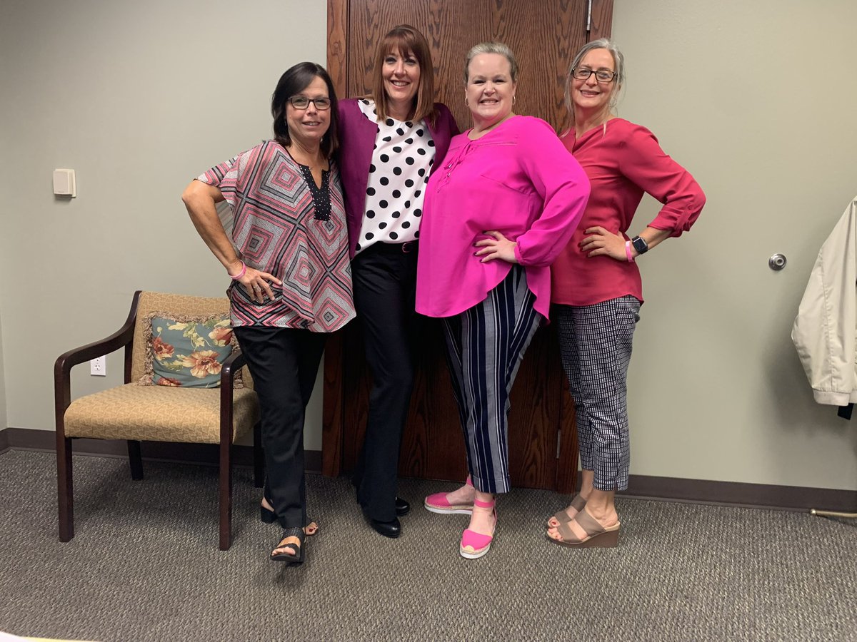 LPPS Special Ed dept went #PinkforaDay #BreastCancerAwarenessMonth #PinkOutLP