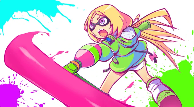 スプラトゥトゥトゥトゥーーンッ‼︎
唸るぜアローラーー‼︎🦑✨
(※リプ欄に差分やらあり🍎)
#アロ絵 