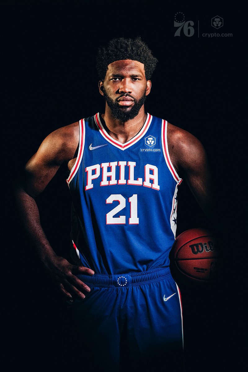 NBAen280's tweet photo. Joel Embiid con los 76ers:

🔔Pick Nº3 overall en el Draft de 2014
🔔1º equipo All-Rookie 2016-2017
🔔4x All-Star
🔔3x 2º Equipo All-Defense
🔔3x 2º Equipo All-NBA
🔔2º en la votación para el MVP de la NBA 2021

Ya lleva 7 años en Philly y seguirá por 4 más, ¡va por el MVP! https://t.co/FodHXHrcTP