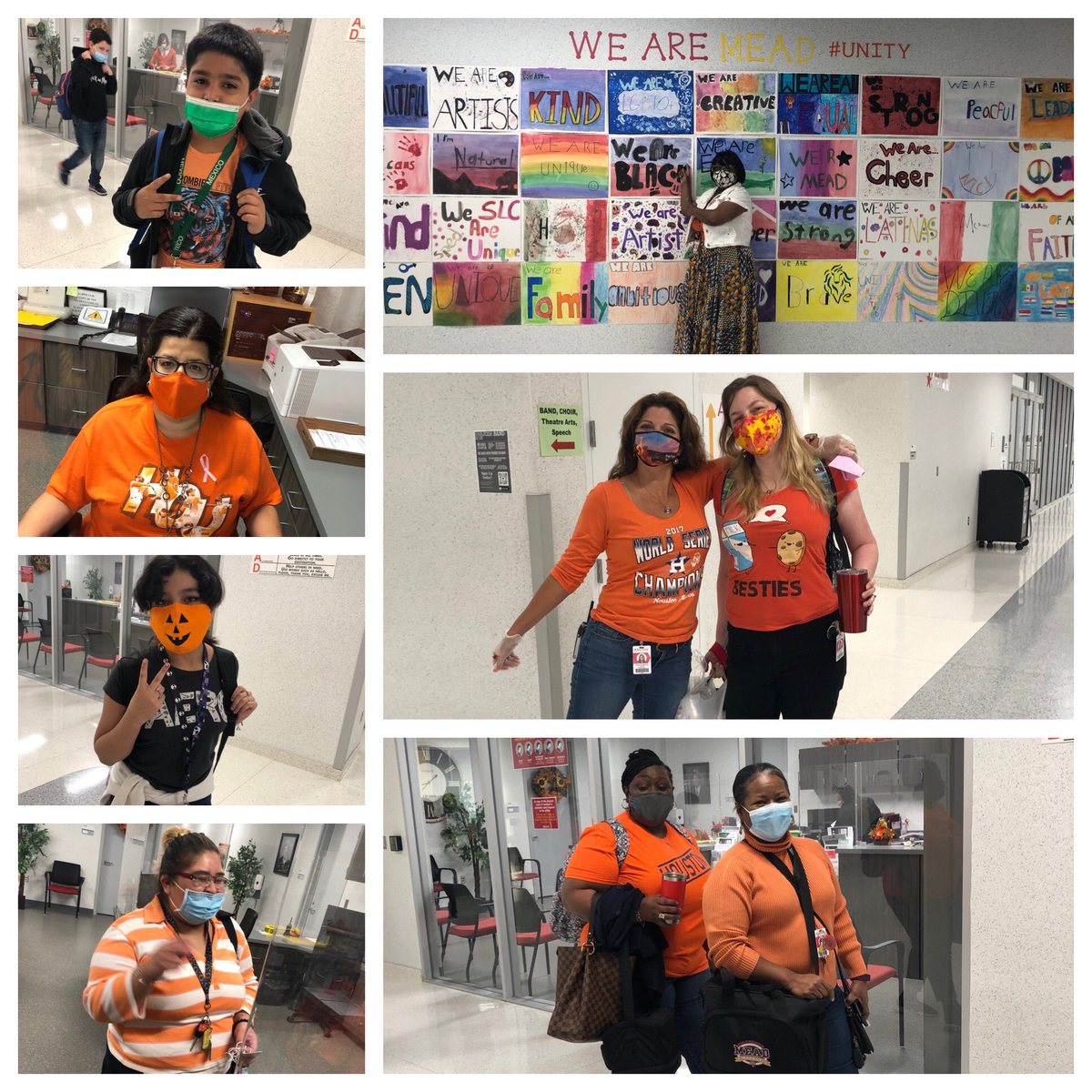 bre112266's tweet photo. Celebrated #UnityDay @MeadMS_AISD today. We wore orange to show unity for kindness, acceptance and inclusion. #stopbullying @MeadMS_AISD @AldineISD @Counseling_AISD @jmscottjess1 @lmamerson #AldineForward #MeadJagLife https://t.co/1tlThhIXHU