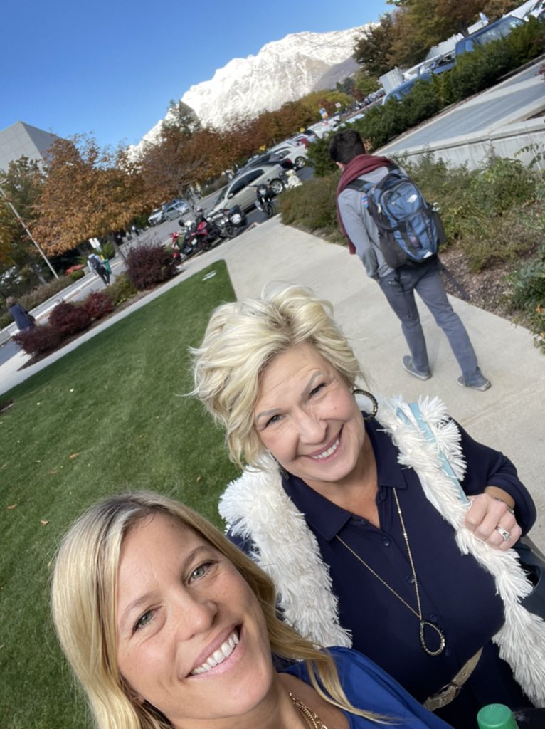 ProfeBorden's tweet photo. Just wrapped up a presentation at BYU with Dr. Teresa Bell on k-12 language teachers’ proficiency today! #ou #oueducation #languageacquisition #langchat https://t.co/1TS9XAqPHf