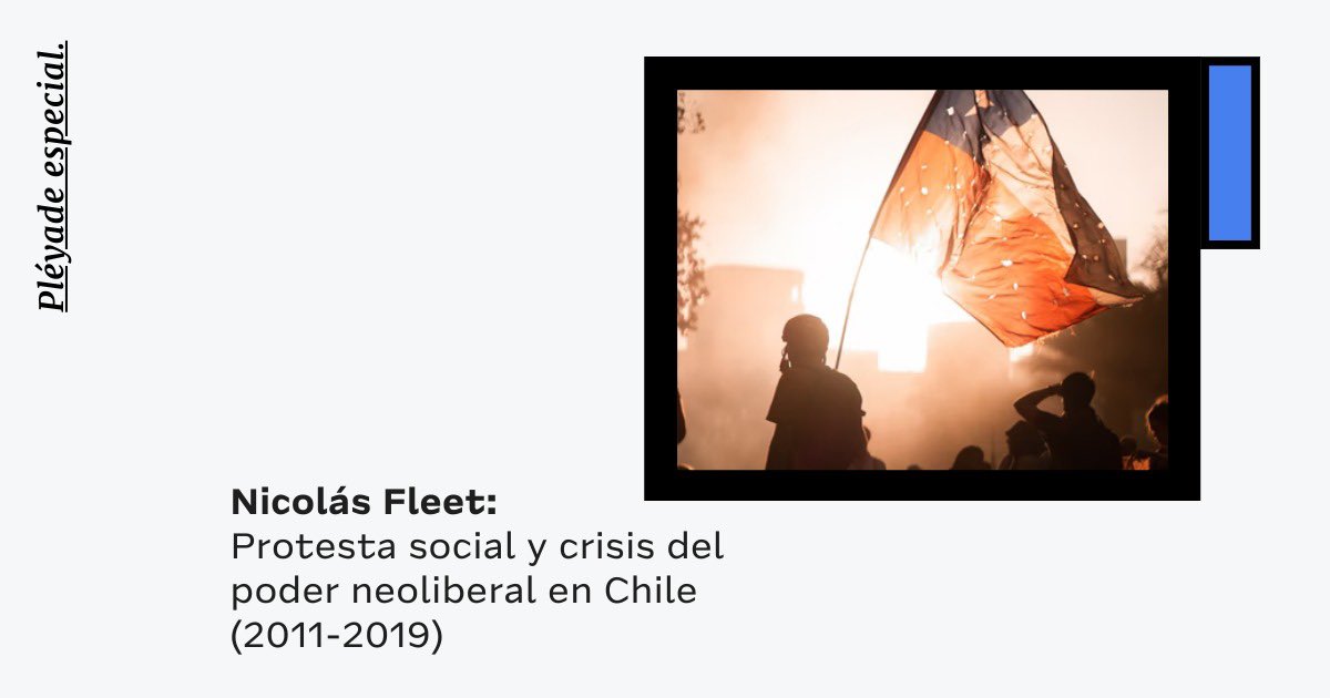 Pléyade Especial: Revueltas en Chile.

Compartimos el artículo de Nicolás Fleet, Académico de la Escuela de Sociología de la Universidad Católica Silva Henríquez

👇🏼
revistapleyade.cl/wp-content/upl…
