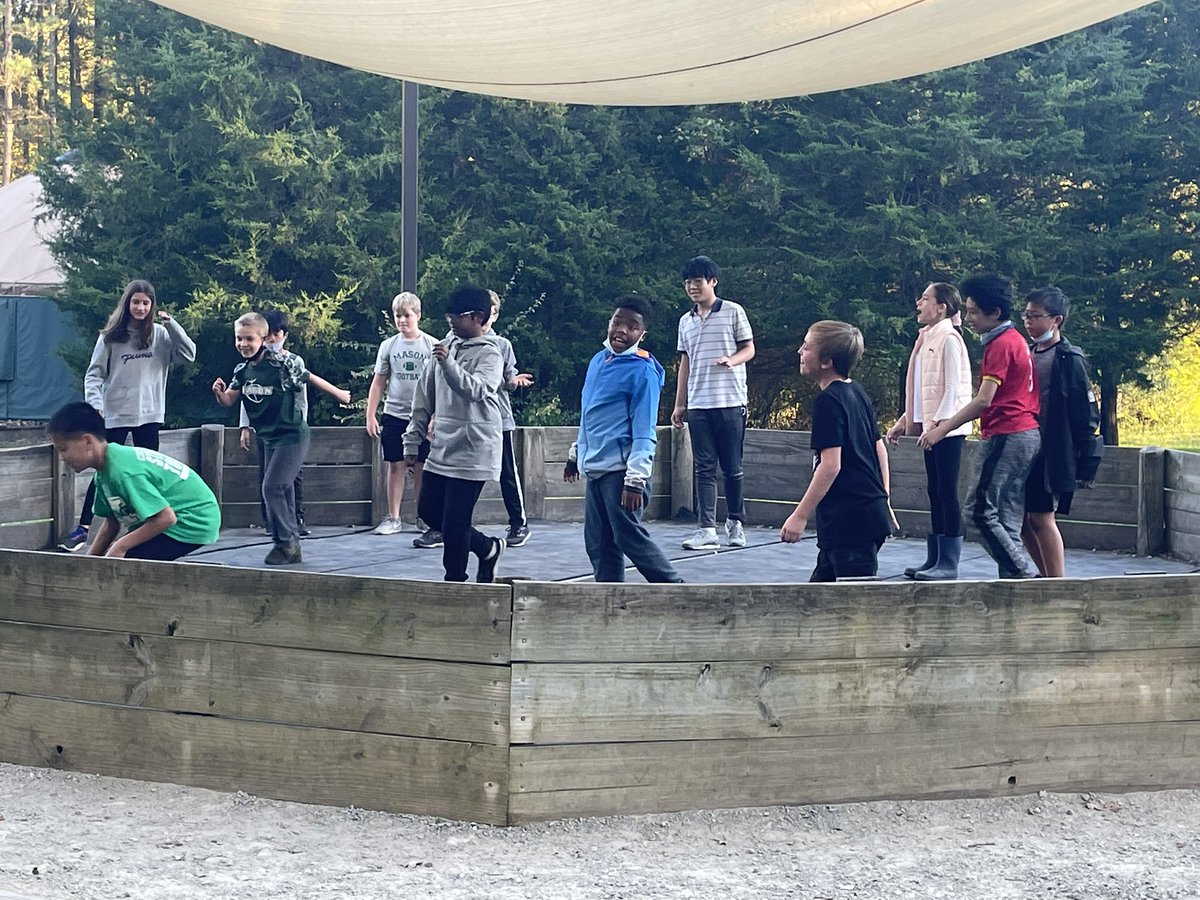 principalmesser's tweet photo. Team Endeavor is at Camp Joy having a blast.  Dinner is over and getting ready for the night hike.  Glad I could join them on a perfect evening.  #MIStrong https://t.co/kU2ZprlqqA