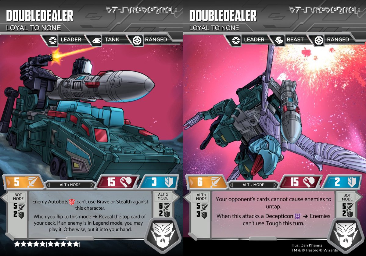 Here’s a few unofficial DoubleDealer TCG style card images I drew for @Arbitrary_Hero and the team at <a href="/VectorsigmaI/">VectorSigma.info</a> for a fan set of cards which will be available to print and play for free starting October 20.