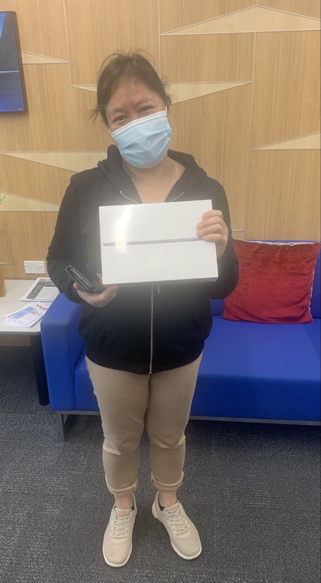 With the success of Super Saturday we were thrilled to give away prizes to people vaccinated on the day!📸 below is our CEO Dr Peter Bramley drawing the winners, Ruth and her new iPhone and Gemma with her new iPad! Check out our CEO Update for more news 👉 bit.ly/3vvmoFH