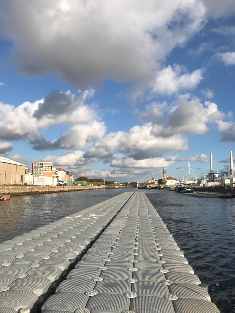 cubisystem's tweet image. The CUBISYSTEM pontoons are in place and await the IMOCAS and OCEAN FIFTY at the Paul Vatine basin in Le Havre.
Since 2001: 10th
edition and 20 years since CUBISYSTEM has been equipping the departure docks of the Transat Jacques Vabre.
Congratulations Yoann and Marin for this job