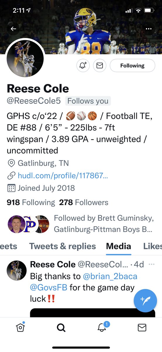 cbcgfd's tweet photo. ⁦@CoachRader_ETSU⁩ https://t.co/4vbQUoRcjc