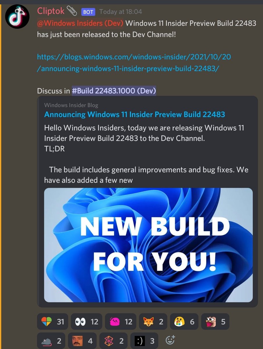 smoon_lee's tweet image. Hey, @WP_Hans, @tweet_alqamar I seem to have missed this evening while out and about. @windowsinsider #Microsoft #DevBuilds #Windows11