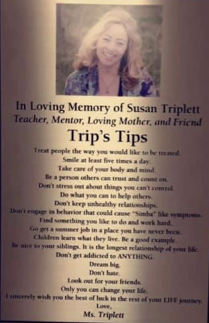 _Msdrake's tweet photo. I cannot believe it’s been 6 years since you were taken from us. RIP Trip and thank you for positively impacting so many lives❤️ https://t.co/wTeIS4lpLj