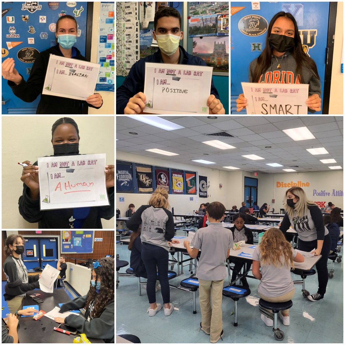 SWATJMMAST's tweet photo. #SilverKnights are human, smart, sons, daughters, students and many other things. But they are #notalabrat #GetInGear #MAST2122 @Its_me_MsE @josemartimast @HealthyFla @StdtSvcsMDCPS @MiamiSup https://t.co/b5K3RFdmnf