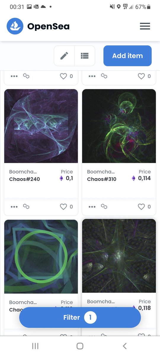 CryptoEStar's tweet photo. @opensea https://t.co/NN5h6fq25b     I have created for you more than 10,000 unique pieces by WorldgeneratorNFT, And the collection I called Boomchaos, I decided to upload a few pieces a day, I hope who you will like https://t.co/ZUD8gJgbNK