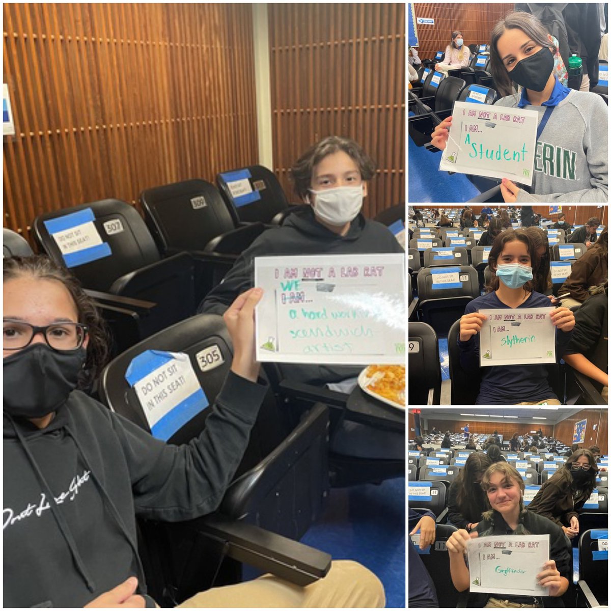 SWATJMMAST's tweet photo. #SilverKnights are human, smart, sons, daughters, students and many other things. But they are #notalabrat #GetInGear #MAST2122 @Its_me_MsE @josemartimast @HealthyFla @StdtSvcsMDCPS @MiamiSup https://t.co/b5K3RFdmnf