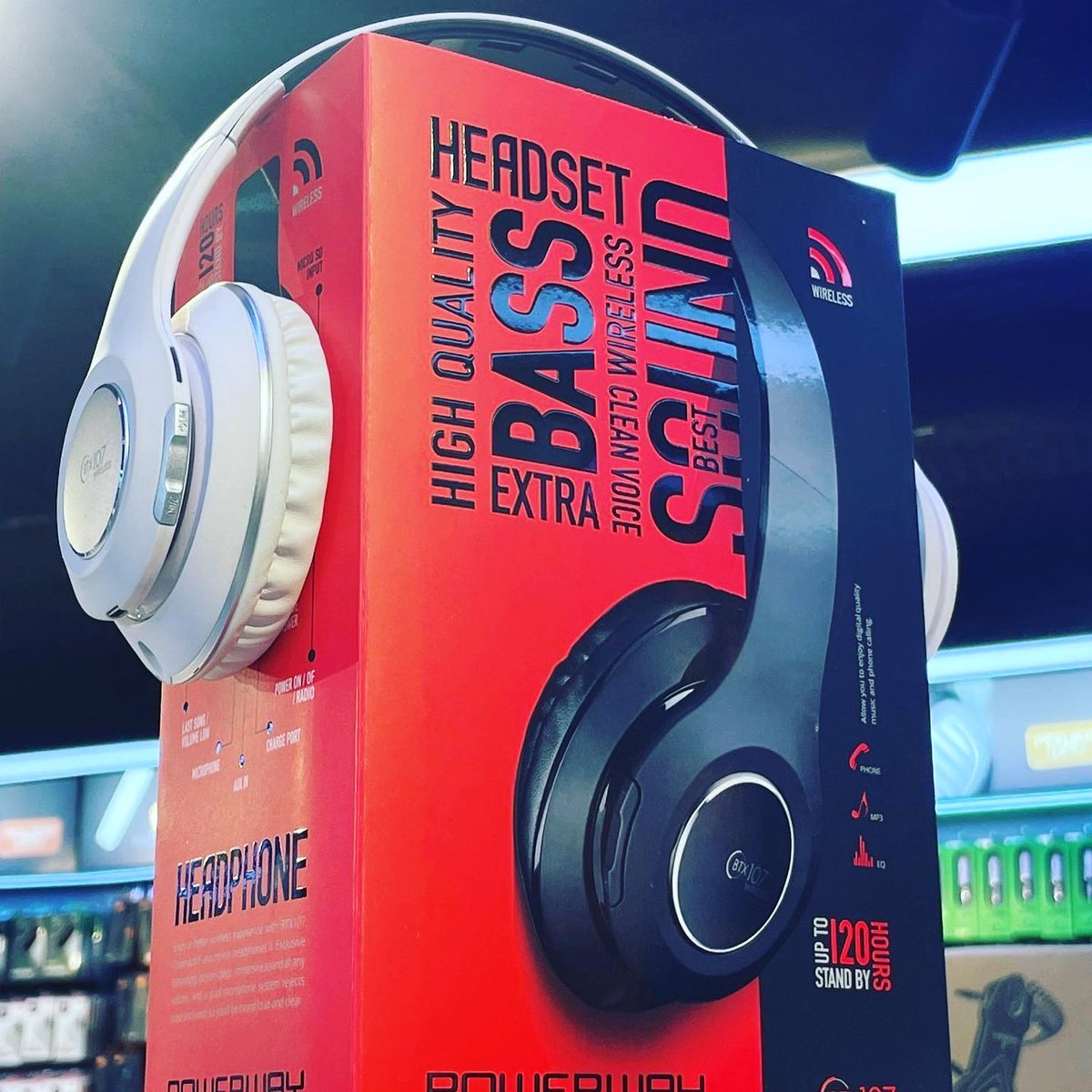 bayindirelk's tweet photo. Powerway kulaküstü Bluetooth Kulaklıklar Kampanya da ! #kulaklık #headphones #powerway #bayindirelektronik #bluetoothkulaklık #istanbul #izmir #ankara #kocaeli #bursa #türkiye #turkey #sirkeci #karaköy #kadıköy #eminönü #beyoğlutaksim #beşiktaş #elektronik #gaming #gamer #youtube https://t.co/dHjCIY4GkY