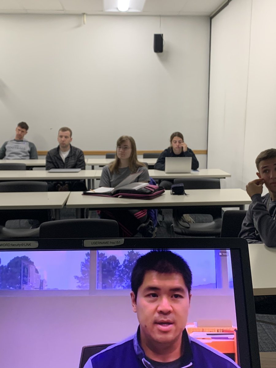 UNKRECCLUB's tweet photo. Thanks Randy for speaking to the @UNKKSS Intro to Rec class! They enjoyed hearing your rec journey &amp; learning about @OmahaParks #BeARecMajor https://t.co/SteeO7GvjO