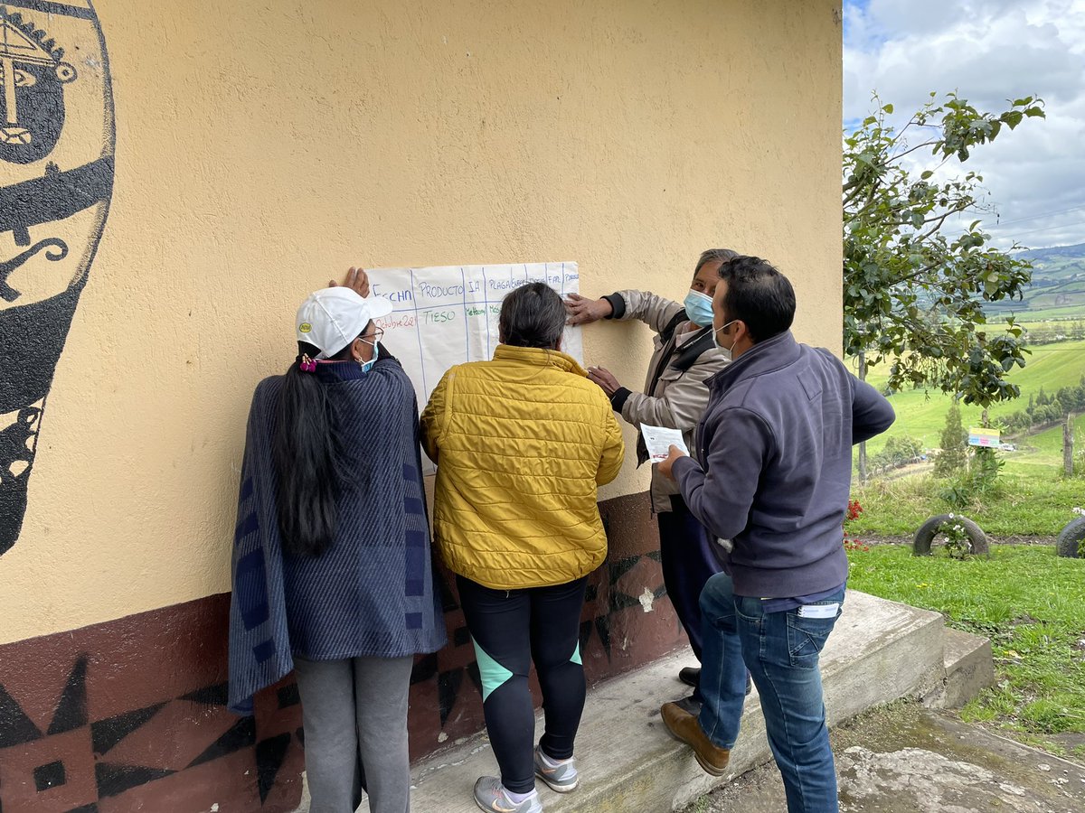 mbaquer's tweet photo. #ProyectoSelloAFC Hoy arrancamos en Carchi con la primera Escuela de Campo en BPA para la #AFC. En este módulo aprendimos sobre manejo integrado de plagas. @AgriculturaEc @FIEDSprograma @IICAnoticias @IICAEcuador @AgrocalidadEC @mne2019 @CarchiPrefectur https://t.co/dKnzCz3PCf