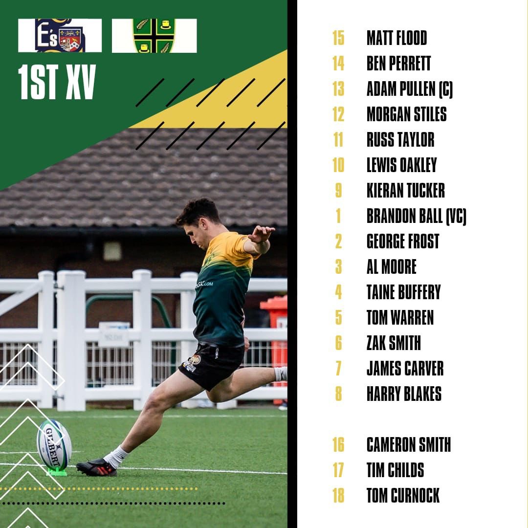 FramptonRFC's tweet photo. π¨π¨Team Announcement π¨π¨
1st XV to play against @OldEsRFC on Saturday. Looking forward to another tough fixture against a new side that has come up to join #glosprem
@BSDistrictRugby @GRFUrugby @swsportsnews https://t.co/D7ZzZxzhli